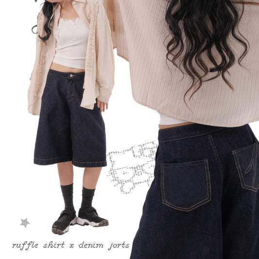 Nakedbyv Denim Jorts (Pre-order)