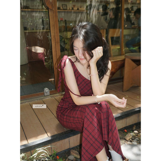 Nhien Vintage Ribred Dress