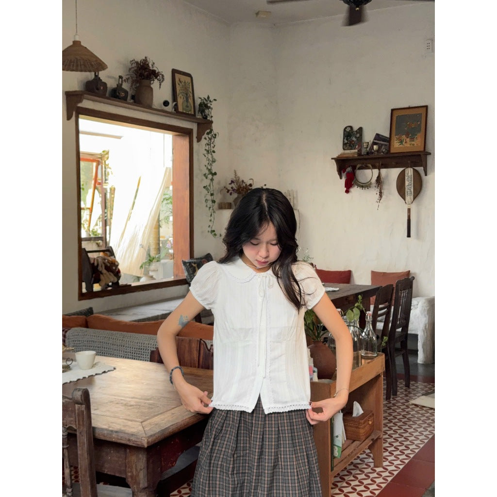 Nhien Vintage Ruby Top (Pre-order)
