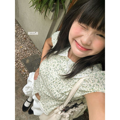 Nhien Vintage Daisy Top (Pre-order)