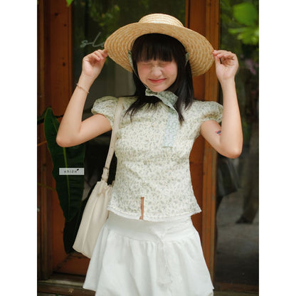 Nhien Vintage Daisy Top (Pre-order)