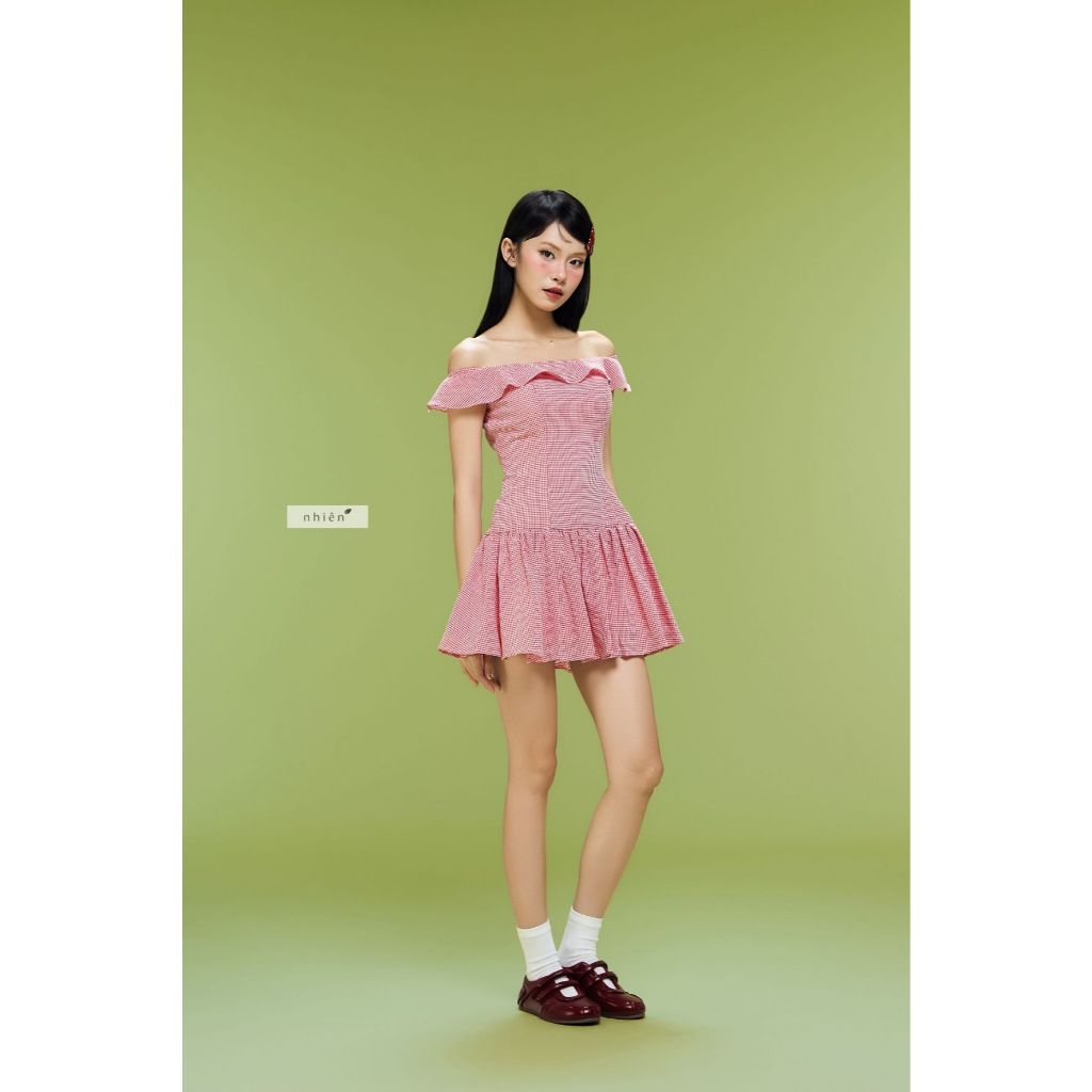 Nhien Vintage Cherry Dress (Pre-order)