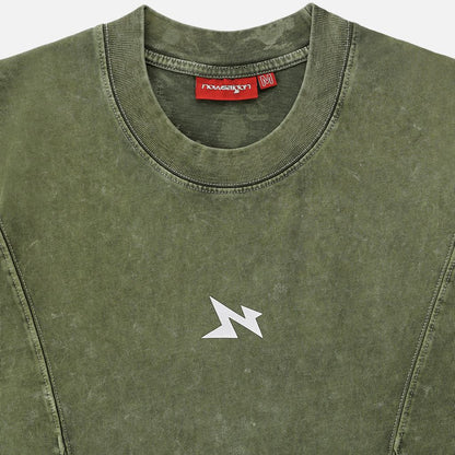 Now Saigon Arcline Acid Washed Tee