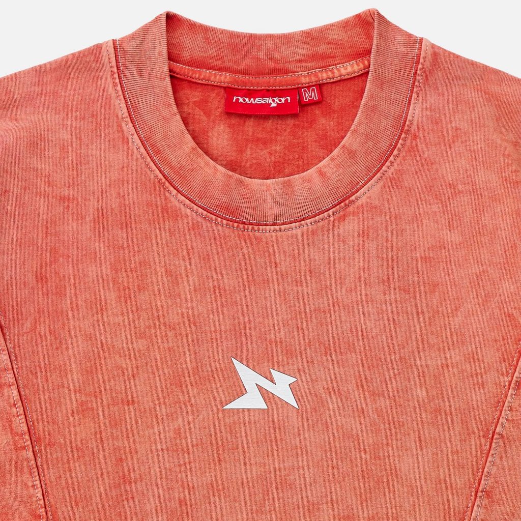 Now Saigon Arcline Acid Washed Tee
