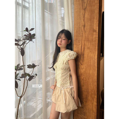 Nhien Vintage Daisy Top (Pre-order)