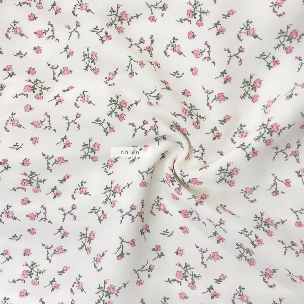 Nhien Vintage Floral Midi Skirt (Pre-order)