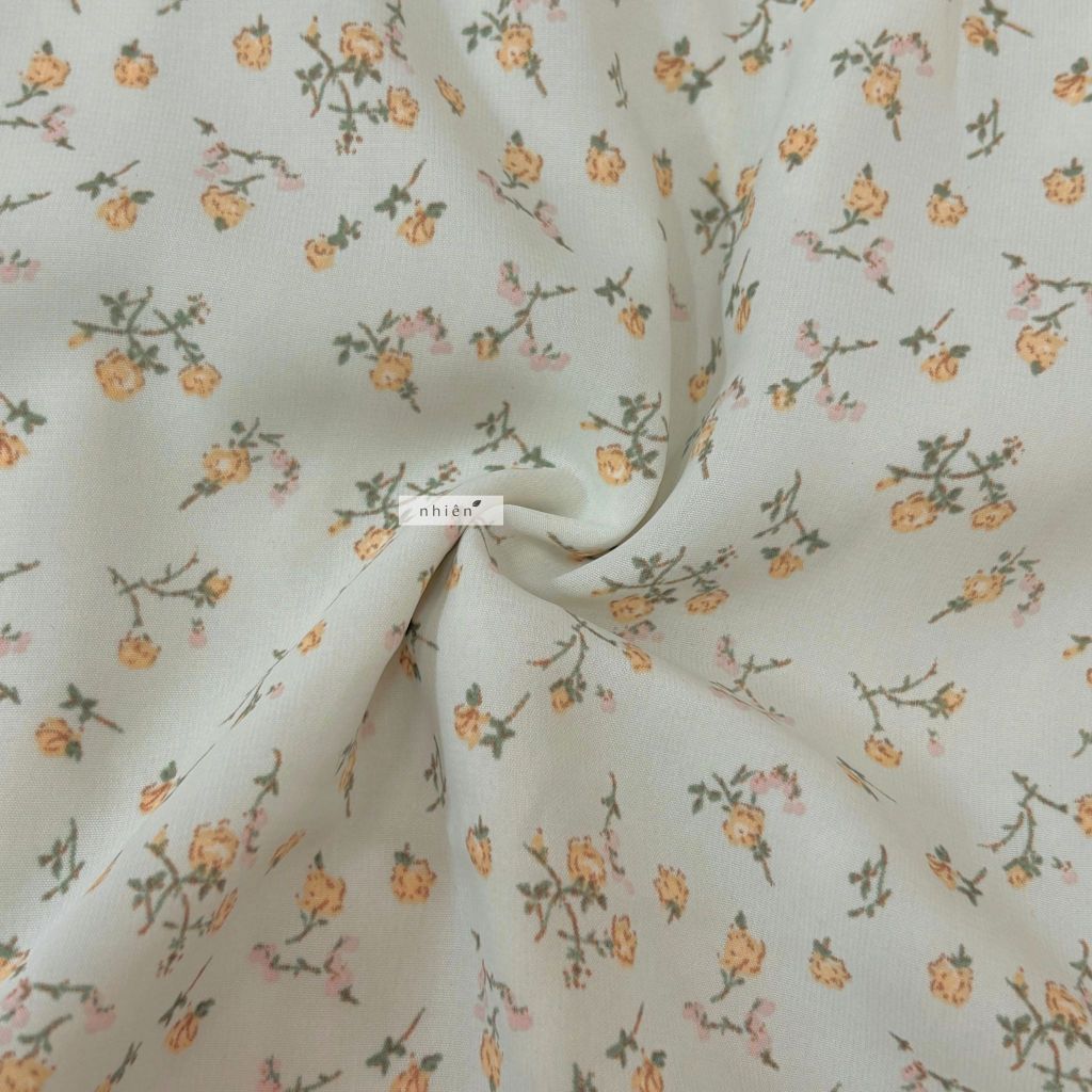 Nhien Vintage Floral Midi Skirt (Pre-order)