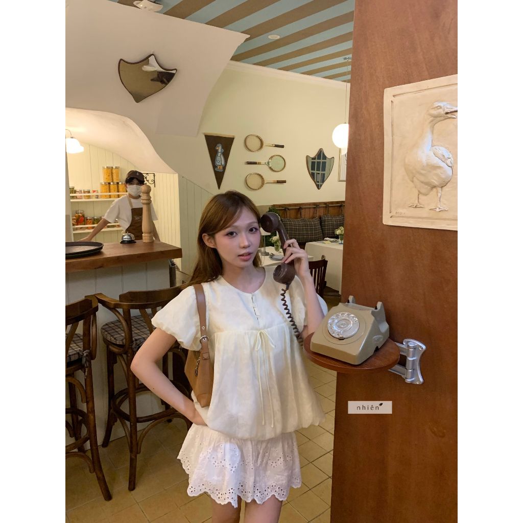 Nhien Vintage Vivian Top (Pre-order)