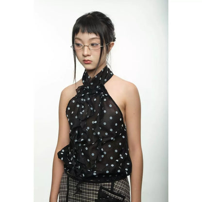 UYU.label Tomoyo High Neck Halter Top (Pre-order)