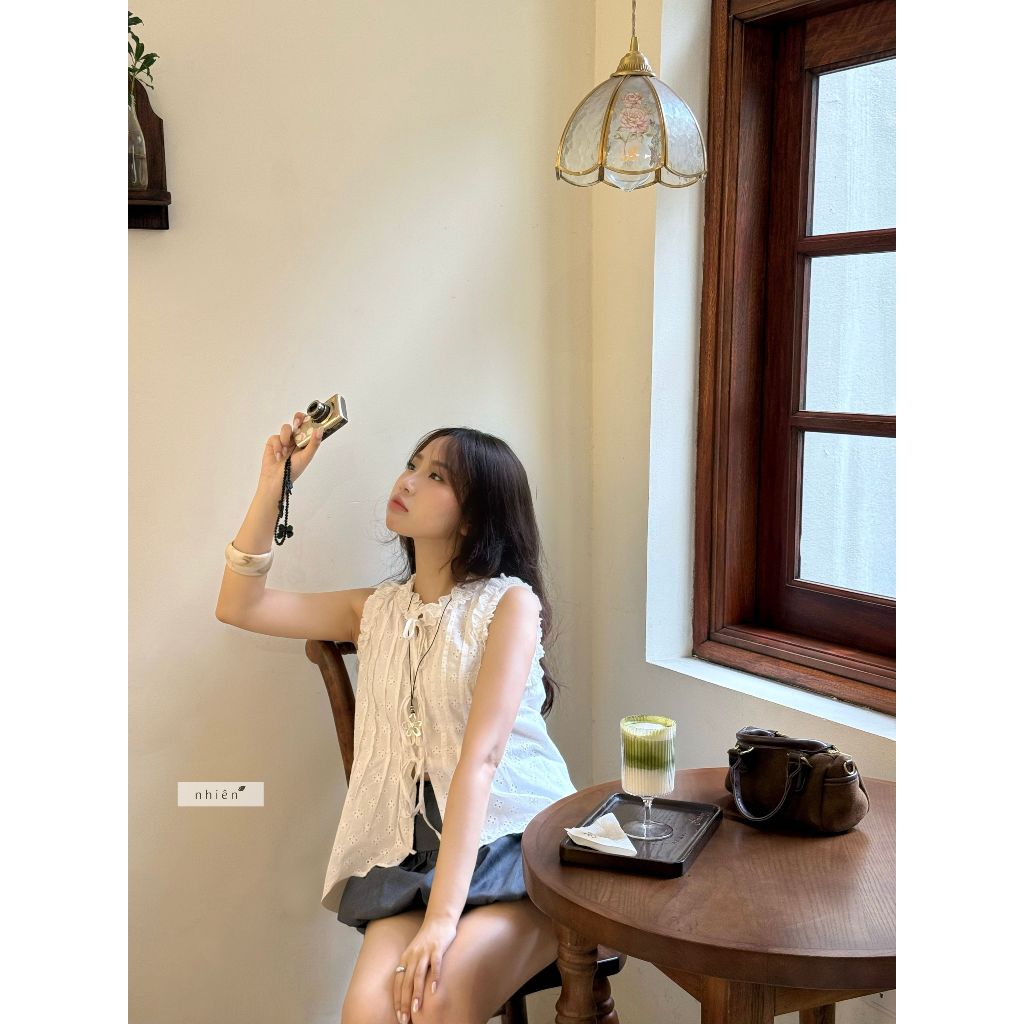 Nhien Vintage Zyra Top (Pre-order)