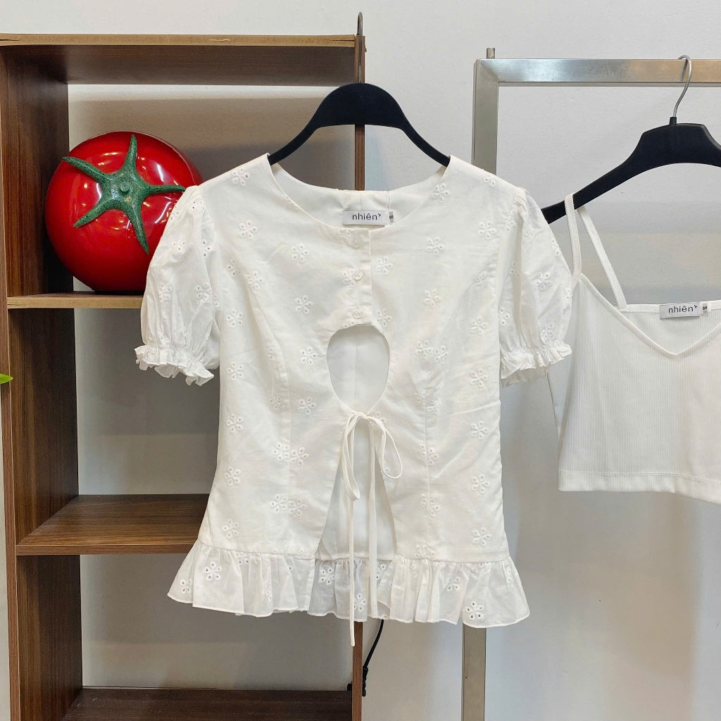 Nhien Vintage Zoe Top (Pre-order)