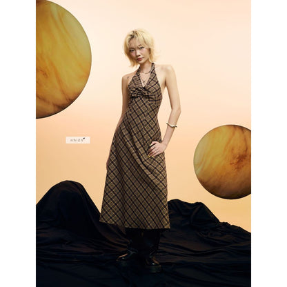 Nhien Vintage Glen Dress (Pre-order)