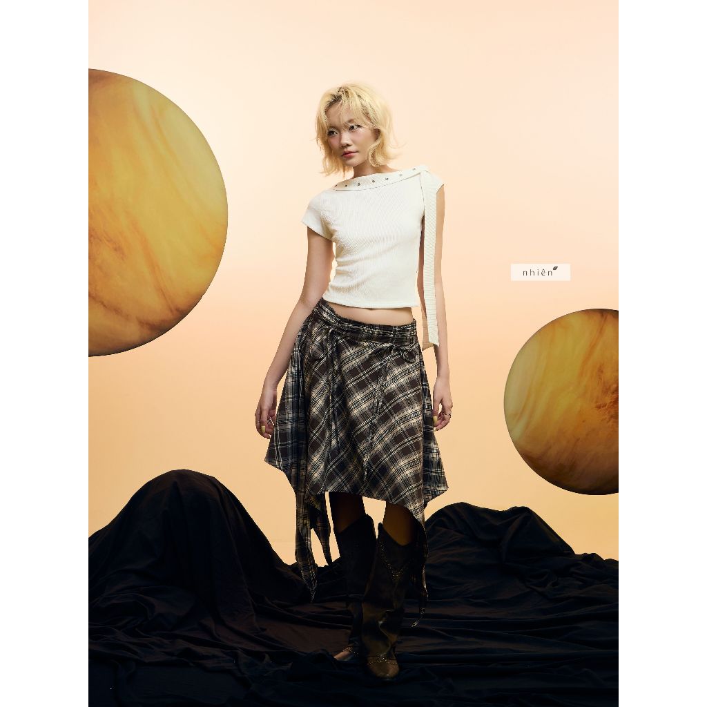 Nhien Vintage Retoro Skirt (Pre-order)