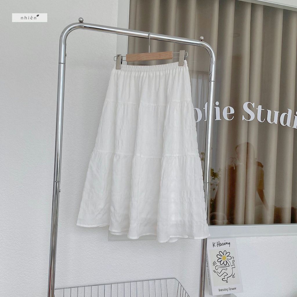 Nhien Vintage Tiered Skirt Bv27 (Pre-order)