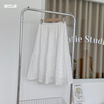 Nhien Vintage Tiered Skirt Bv27 (Pre-order)