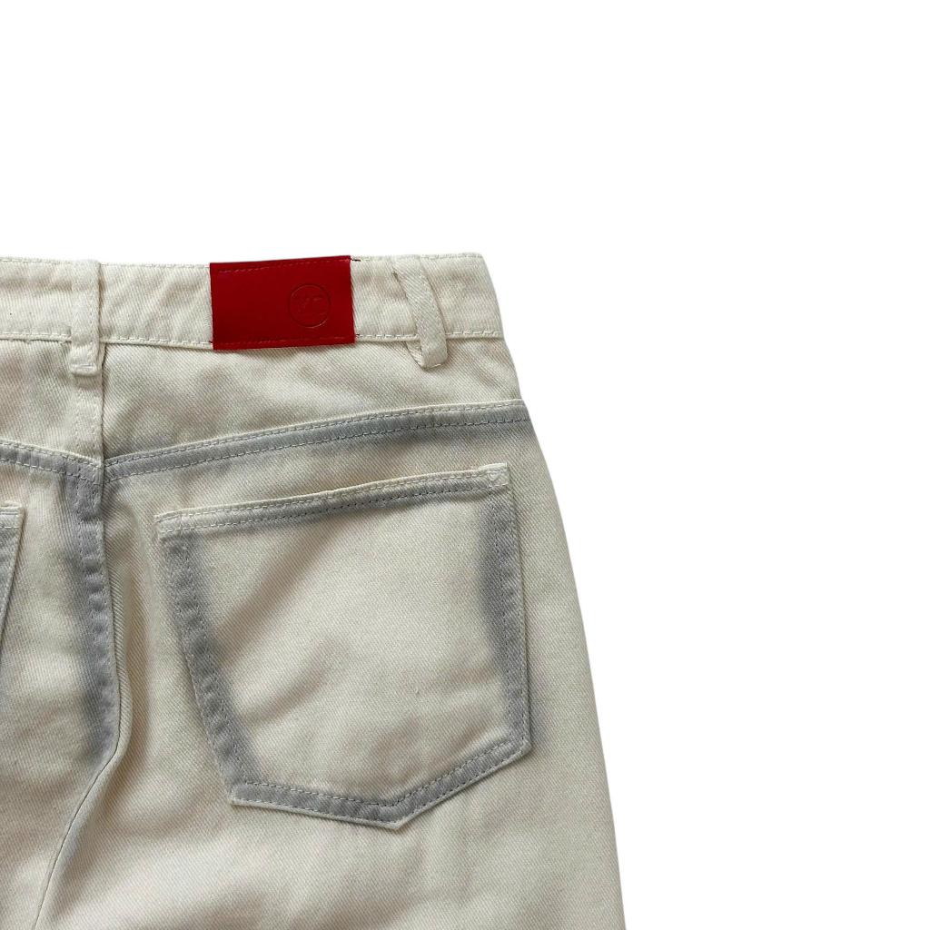 WHOSE Stylish Tie-Dye Wide-Leg Jeans