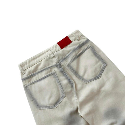 WHOSE Stylish Tie-Dye Wide-Leg Jeans
