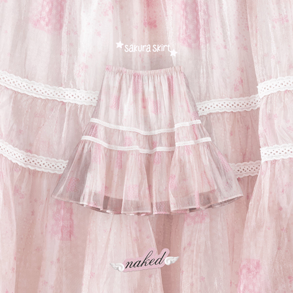 Nakedbyv Sakura Midi Skirt (Pre-order)