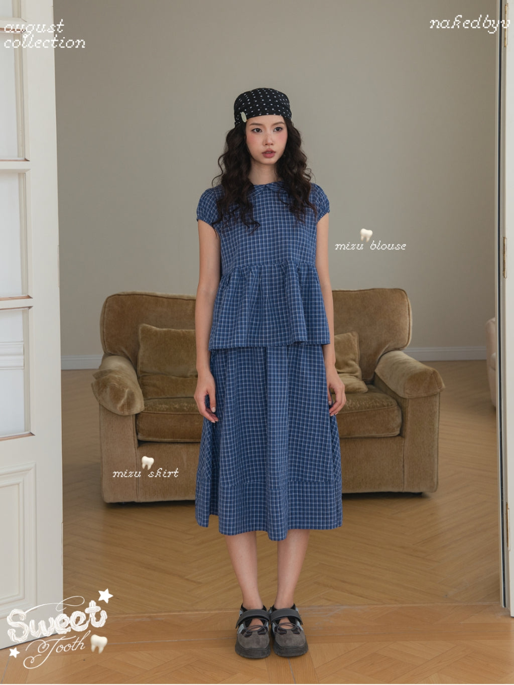 Nakedbyv Mizu Blouse & Mizu Midi Skirt (Pre-order)