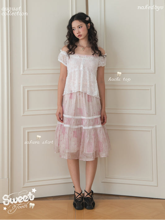 Nakedbyv Sakura Midi Skirt (Pre-order)