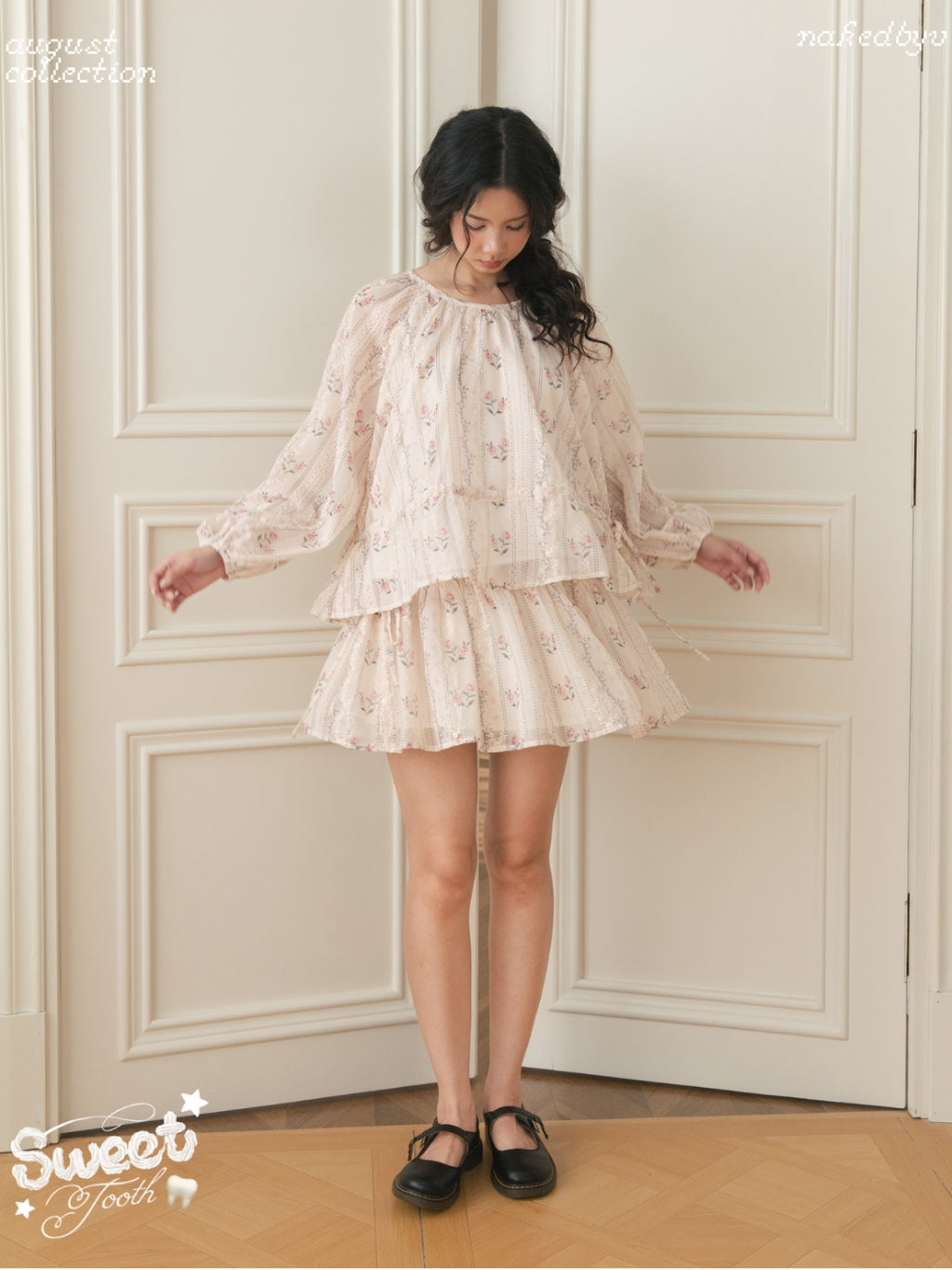 Nakedbyv Rumi Blouse & Rumi Skirt (Pre-order)