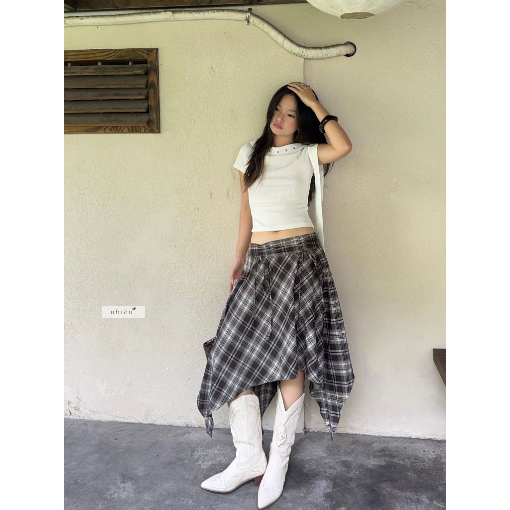 Nhien Vintage Retoro Skirt (Pre-order)