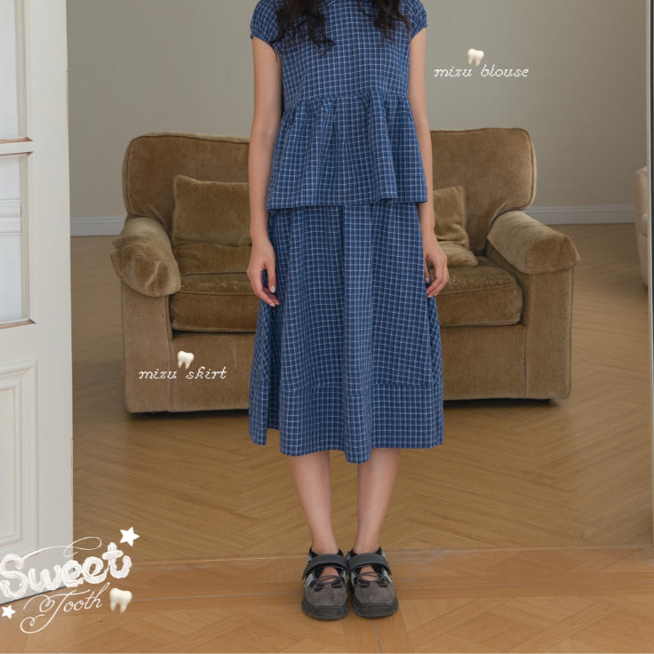 Nakedbyv Mizu Blouse & Mizu Midi Skirt (Pre-order)