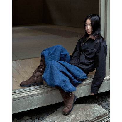 67percent Leather Collar Jacket