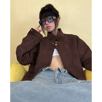 Aiai Studio Faux Suede Jacket