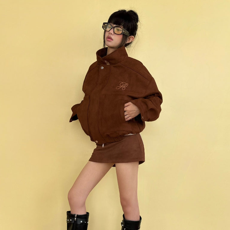 Aiai Studio Faux Suede Jacket