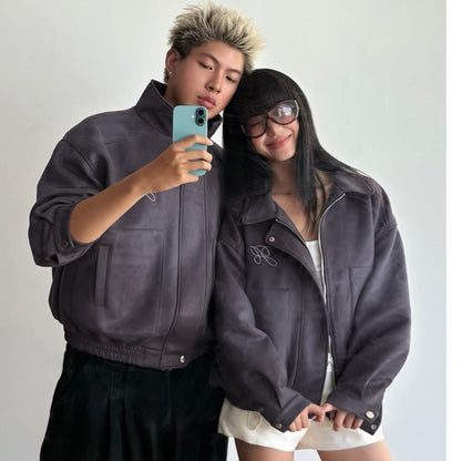 Aiai Studio Faux Suede Jacket