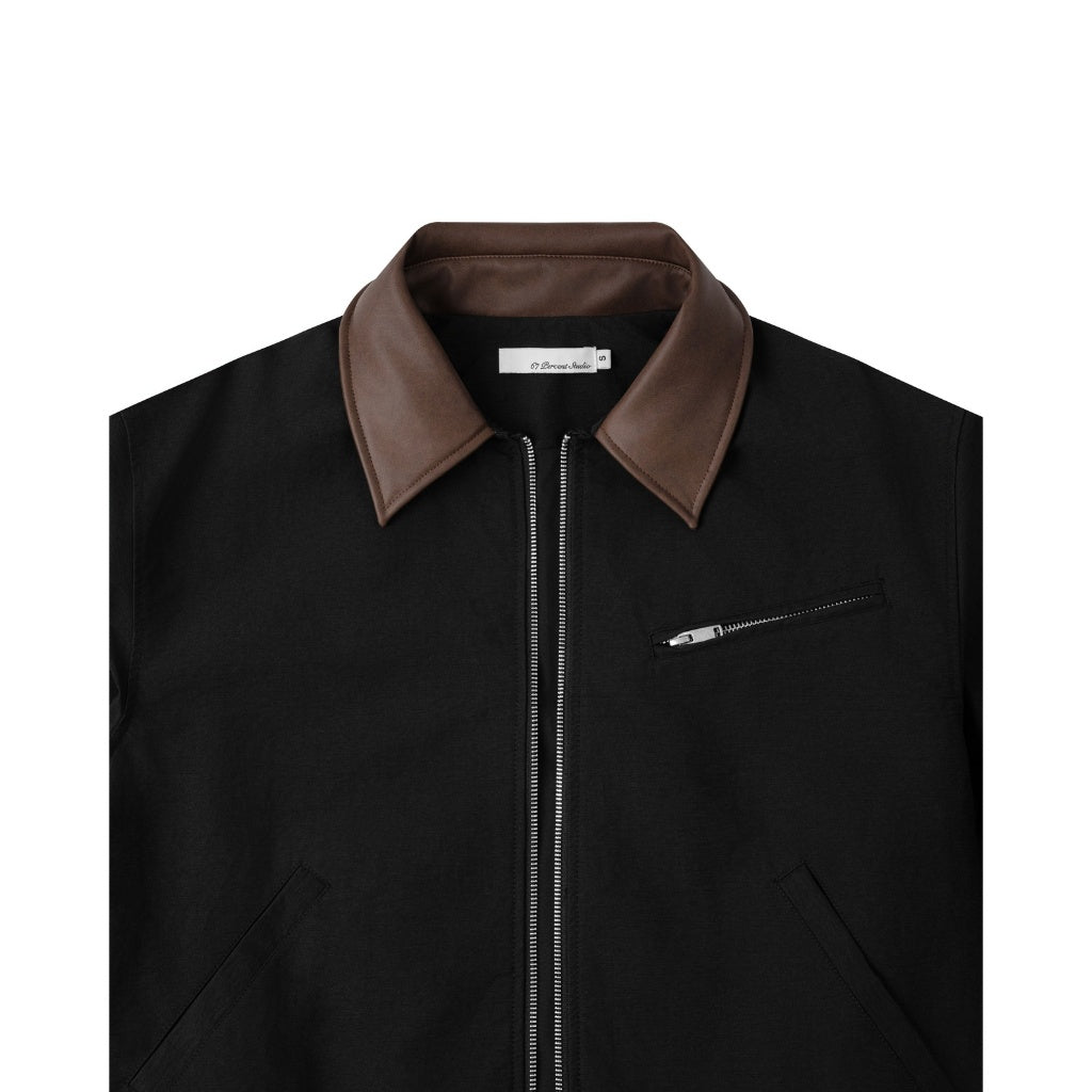 67percent Leather Collar Jacket
