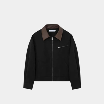 67percent Leather Collar Jacket