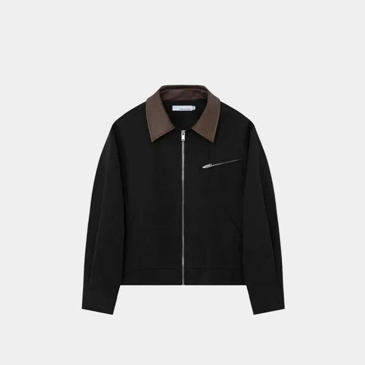 67percent Leather Collar Jacket