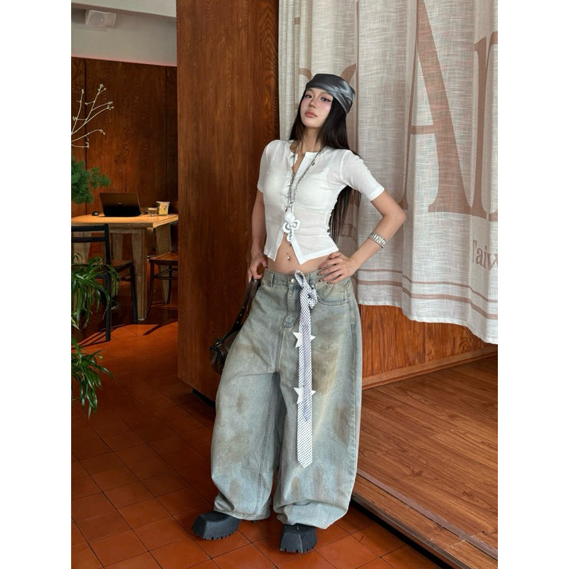 Holytee Short Sleeve Hoop Croptop Tee (Pre-order)