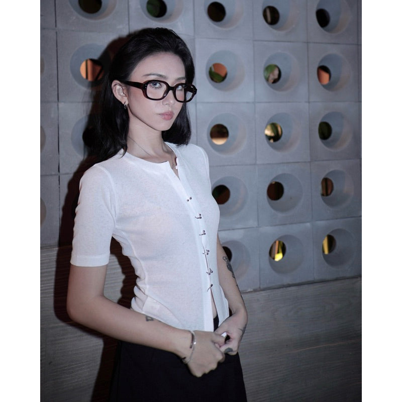 Holytee Short Sleeve Hoop Croptop Tee (Pre-order)