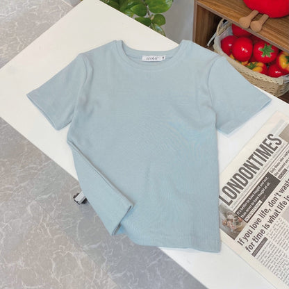 Nhien Vintage Ribbed Tee At97 (Pre-order)