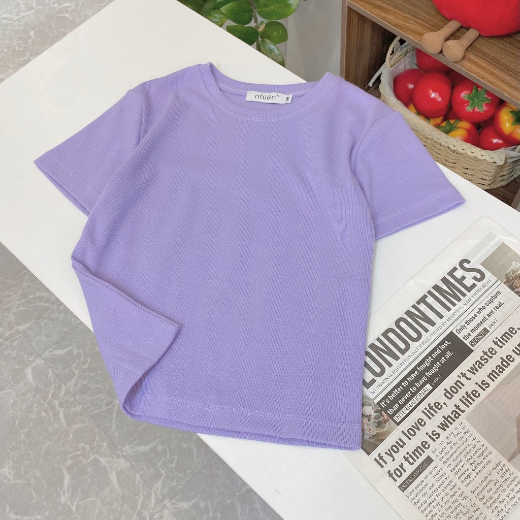 Nhien Vintage Ribbed Tee At97 (Pre-order)