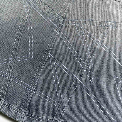 Now Saigon Denim Cargo Mini Skirt