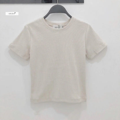 Nhien Vintage Ribbed Tee At97 (Pre-order)