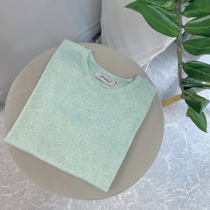 Nhien Vintage Ribbed Tee At97 (Pre-order)