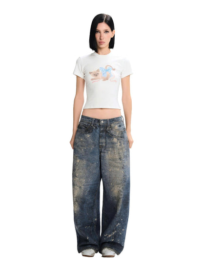 Lsoul Qiqi Top x Yeom Baggy Jeans