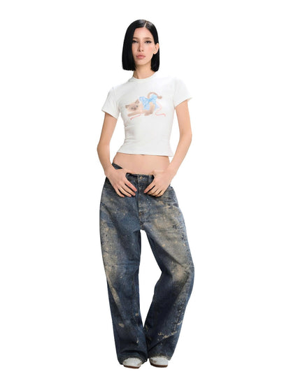 Lsoul Qiqi Top x Yeom Baggy Jeans