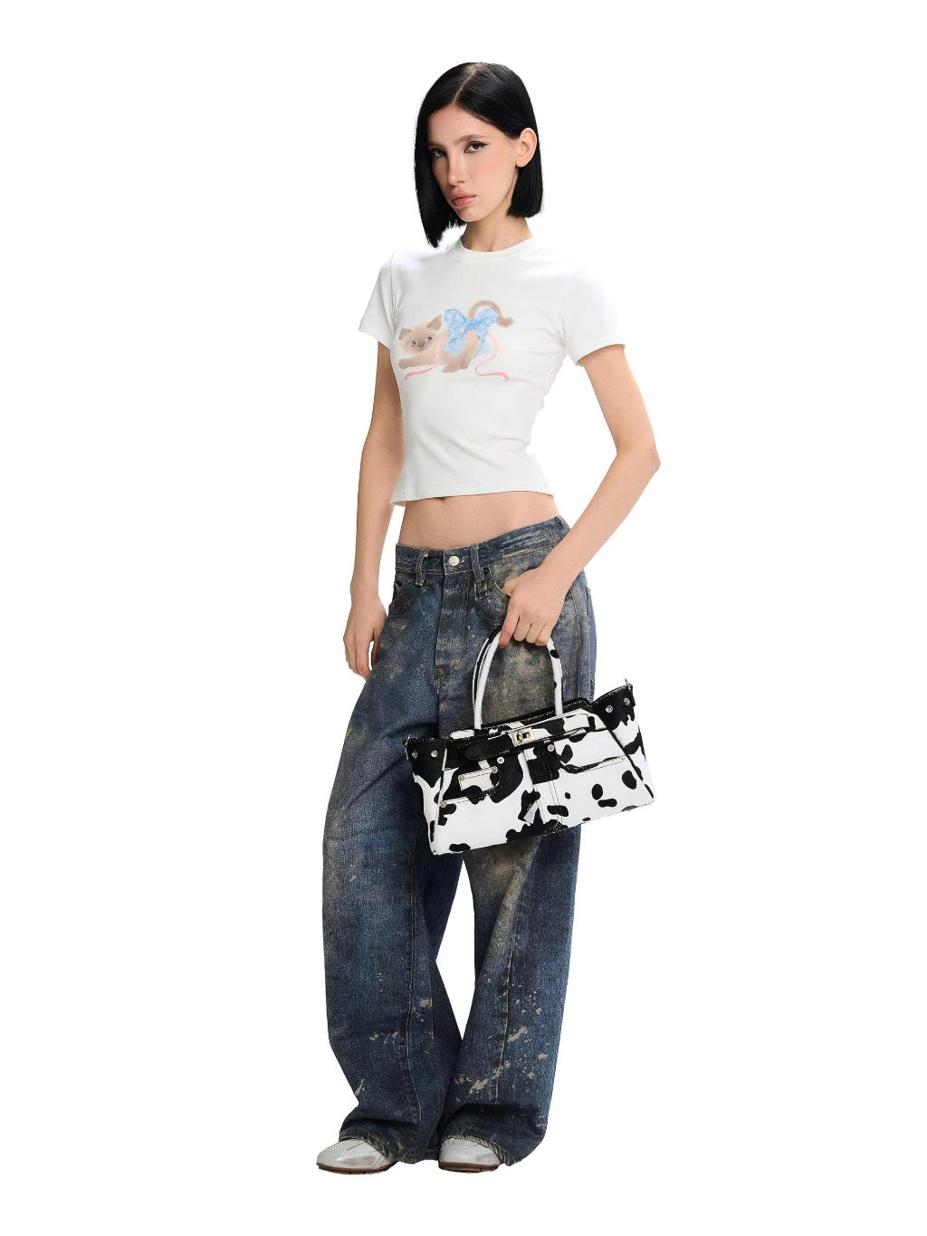 Lsoul Qiqi Top x Yeom Baggy Jeans