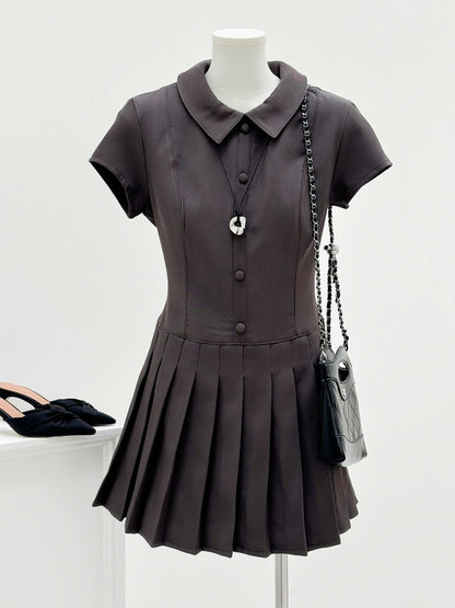 Mieufashionista Pleated Mini Dress Kalin