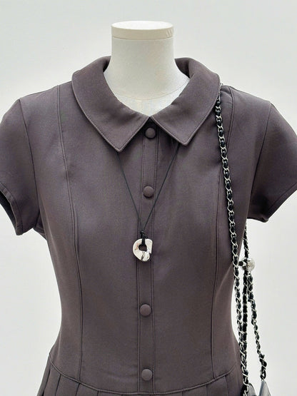 Mieufashionista Pleated Mini Dress Kalin