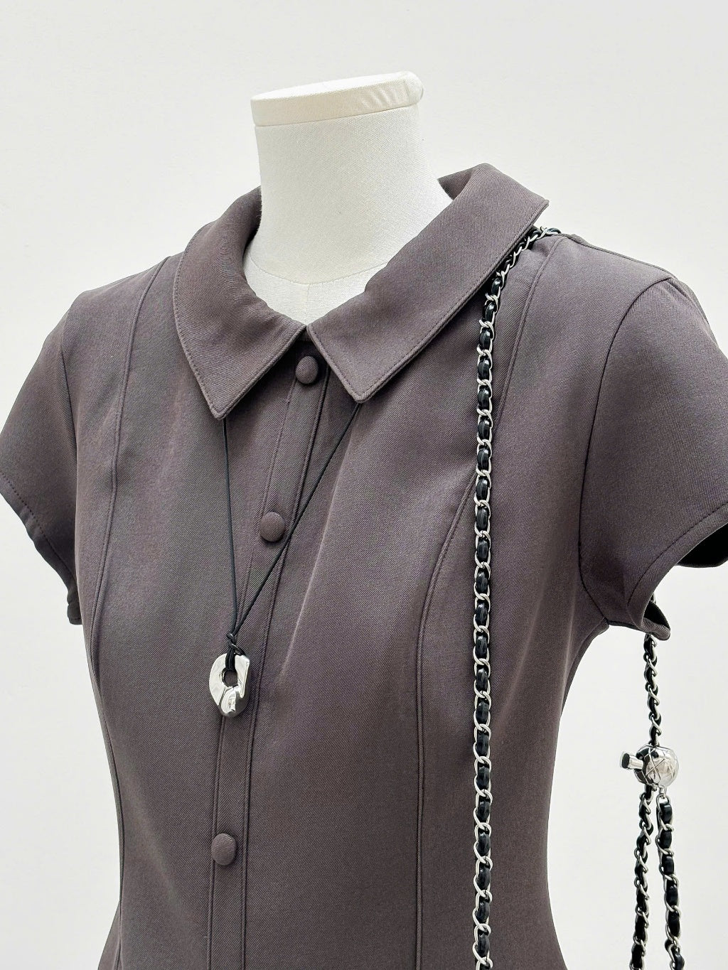 Mieufashionista Pleated Mini Dress Kalin