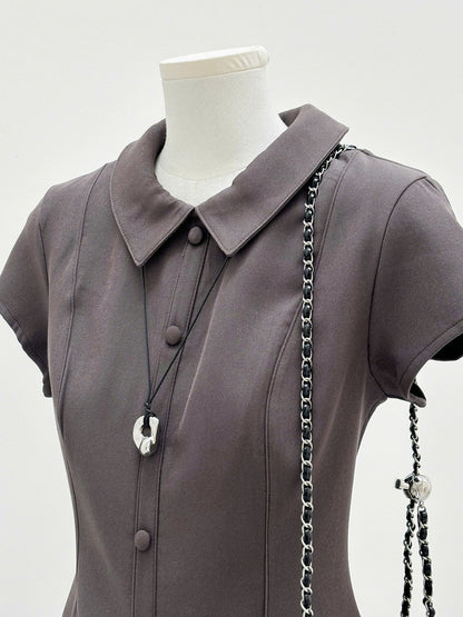 Mieufashionista Pleated Mini Dress Kalin