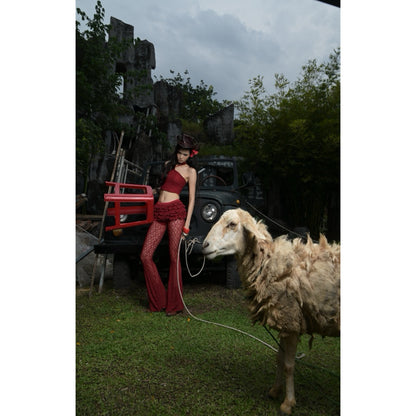 Madebykinh Pinot Noir Champagne Pants