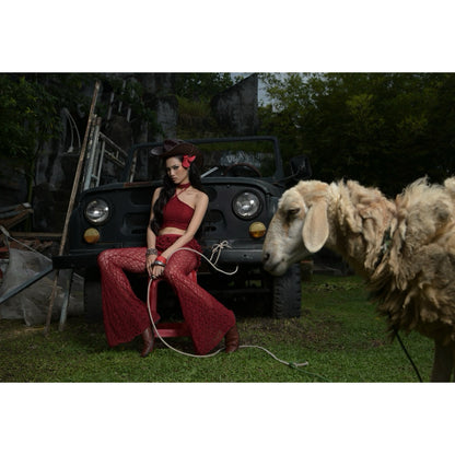 Madebykinh Pinot Noir Champagne Pants